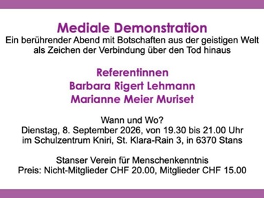 Mediale Demonstration 8.9.2026